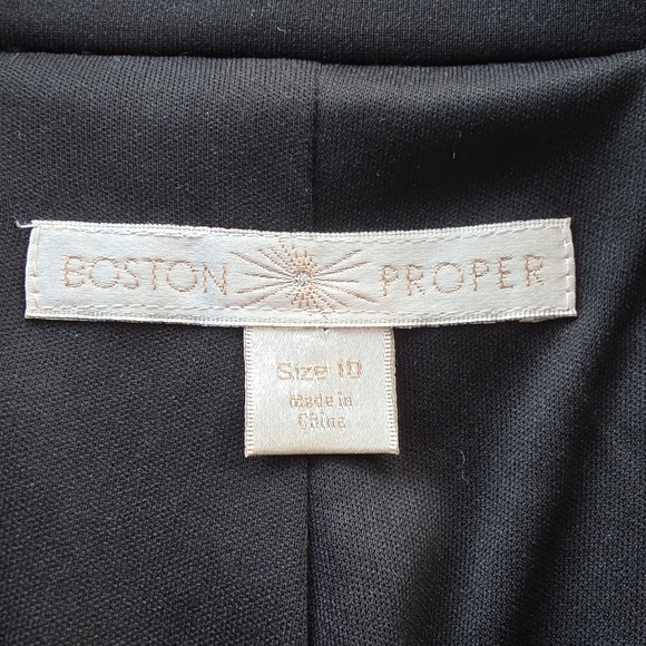 Boston Proper Vibrant Floral Blazer with Black Accents - Picture 9 of 10